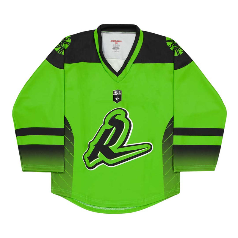 NLL - Kids' (Youth) Saskatchewan Rush Replica Jersey (K-SASKRUSH-JRSY-GRN)