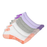 New Balance - Kids' 6 Pack Ankle Socks (LAS39236 AS2)