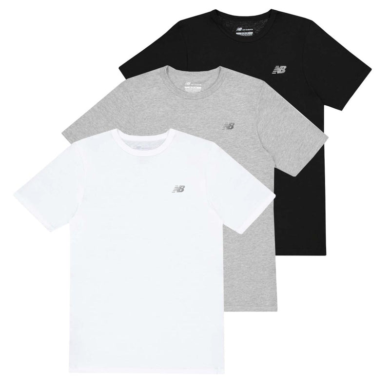 New Balance - Lot de 3 t-shirts en coton haute performance pour homme (NB 3085-3-116N)