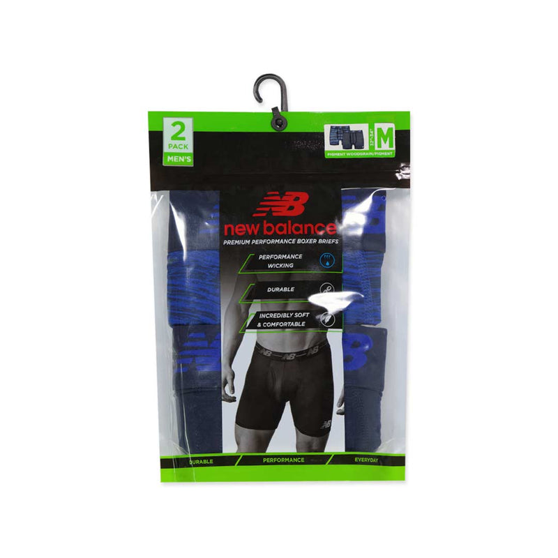 New Balance - Men's Premium 2 Pack Boxer Brief (NB3001-2 441N)