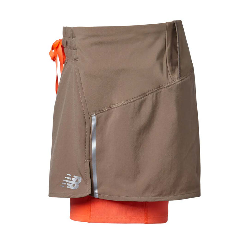 New Balance - Short de course 2 en 1 pour femme (WS21271 MS)