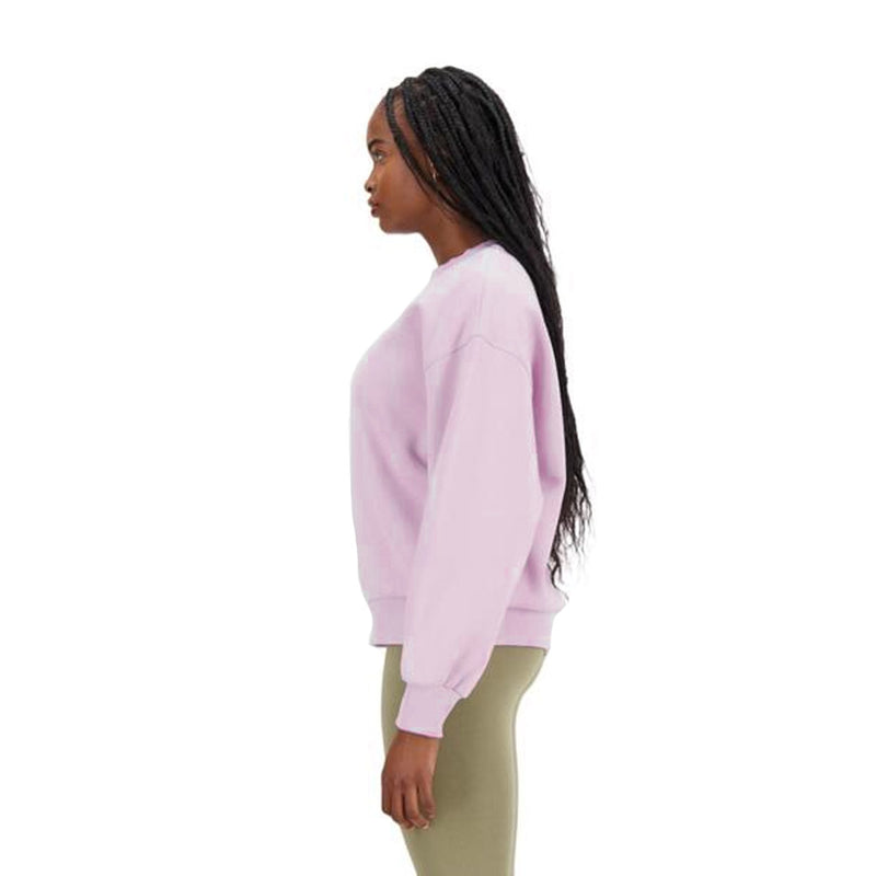 New Balance - Sweat ras du cou brossé pour femme (WT33528 DMY)
