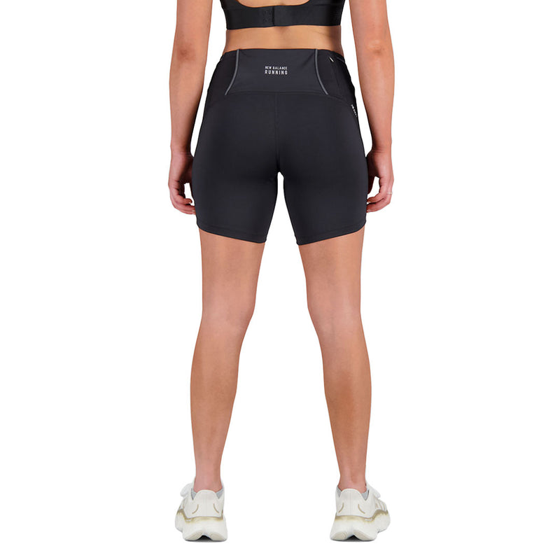 New Balance - Short ajusté Impact Run pour femme (WS21272 BK)