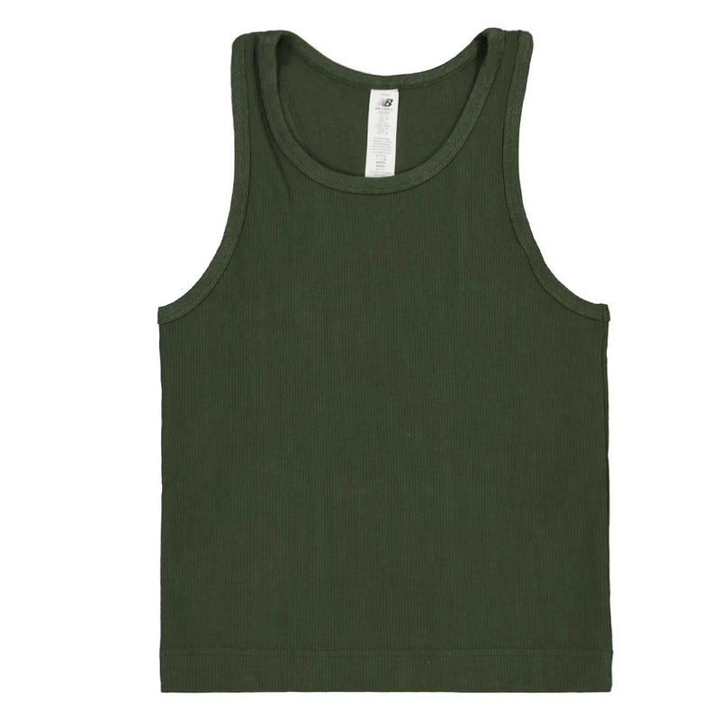 New Balance - Women's Linear Heritage Rib Knit Racer Tank