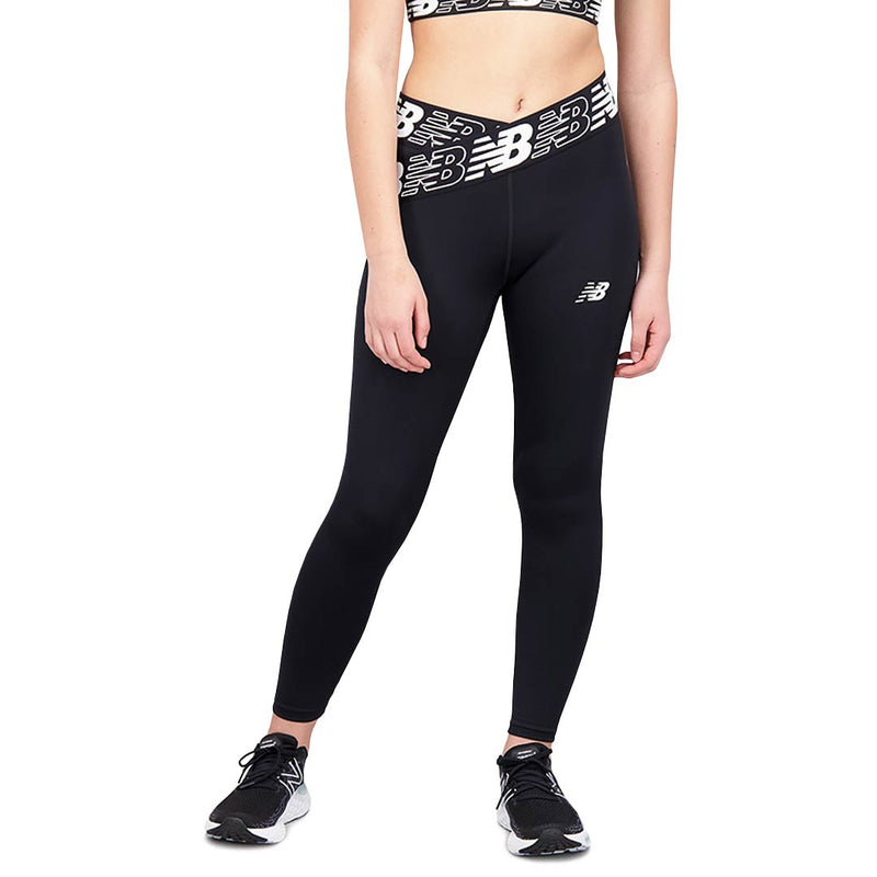 New Balance - Collant 7/8 taille haute Relentless pour femme (WP21177 BK)