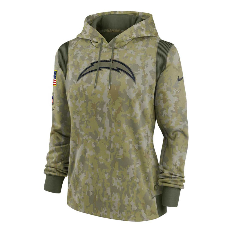 Nike - Women's Los Angeles Chargers 2021 Salute To Service Therma Performance Hoodie (NKQ7 10P5 A2H KLG)