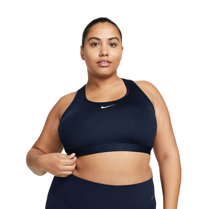 Nike - Women's Swoosh Medium Support Sports Bra (Plus Size) (DX6823 410)