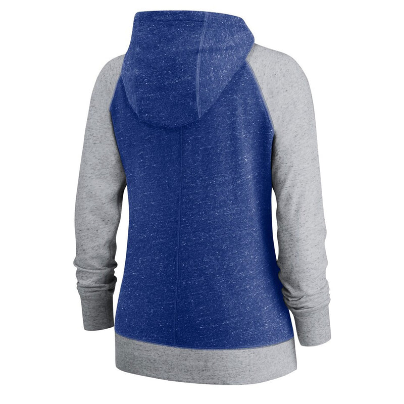 Nike full zip hoodie blue on sale