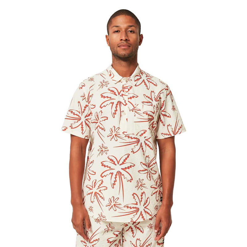 Oakley - Chemise boutonnée à manches courtes Deco Palms RC pour homme (FOA404293 9S8)