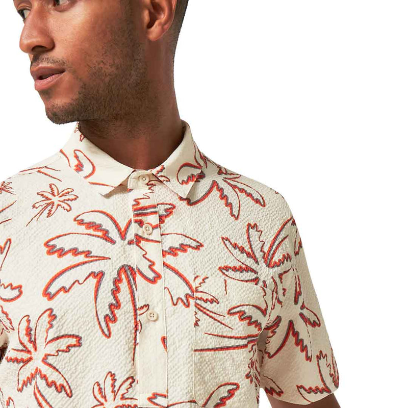 Oakley - Chemise boutonnée à manches courtes Deco Palms RC pour homme (FOA404293 9S8)
