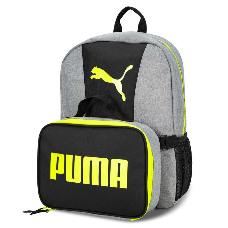 Puma Kids' Backpack and Lunchbox Combo Pack in Grey NODIM