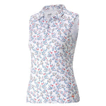 Puma - Polo Mattr Micro Floral SL pour fille (539786 01)