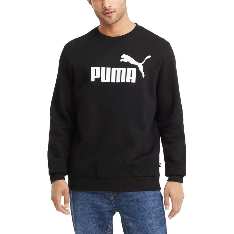 Puma - Sweat-shirt ras du cou Essentials Big Logo pour homme (586678 01)