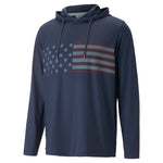 Puma - Men's Volition Stars And Bars Golf Hoodie (537474 01)