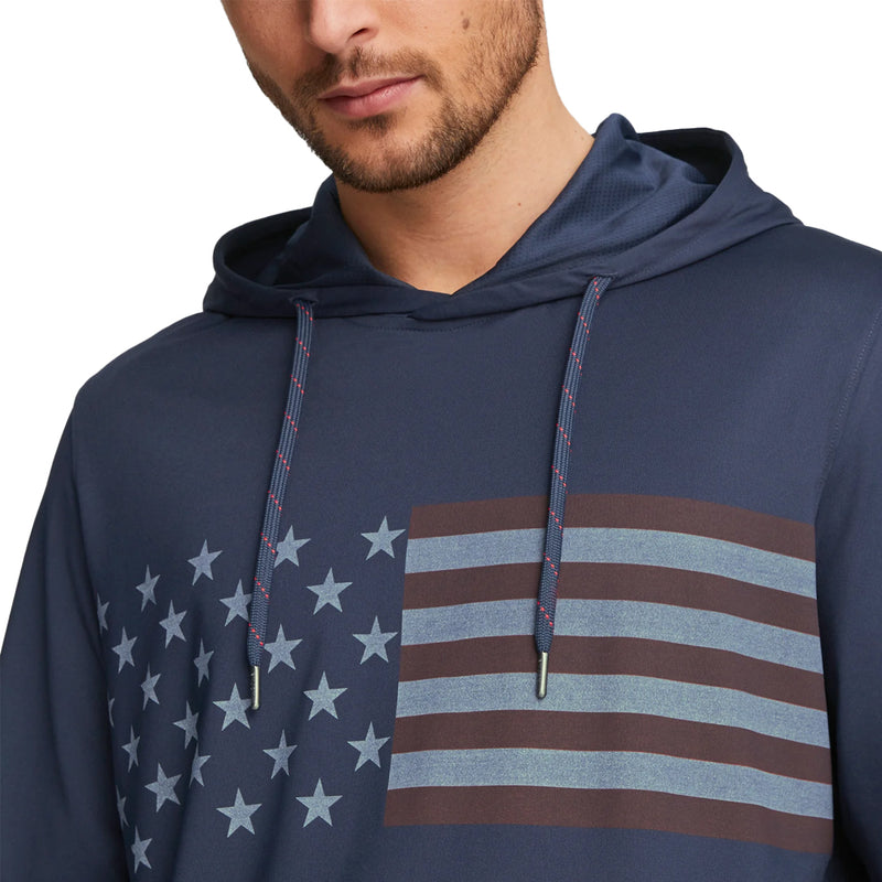 Puma - Men's Volition Stars And Bars Golf Hoodie (537474 01)