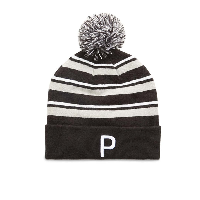 Puma - Men's WRMLBL Stripe Pom Beanie (024809 01)