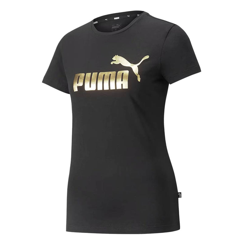 Puma - Women's Essentials+ Metallic Logo T-Shirt (848303 01)