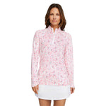 Puma - Women's You-V Mariposa Quarter-Zip Golf Sweater (622792 01)
