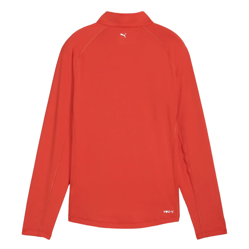 Puma - Women's YouV Brrr Solid Golf 1/4 Zip Pullover (629521 06