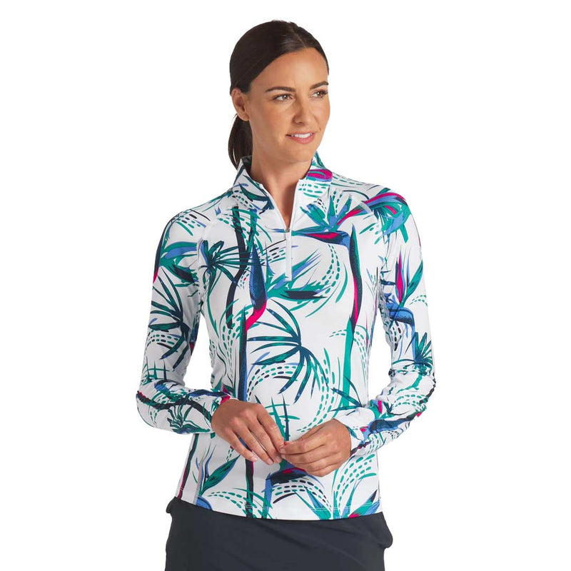 Puma - Women's YouV Paradise 1/4 Zip Sweater (625903 01)