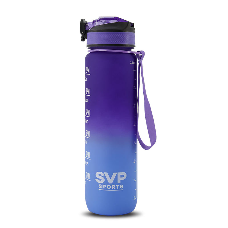 SVP Sports - Bouteille d'eau d'hydratation de 32 oz (32OZ-PURBLU)