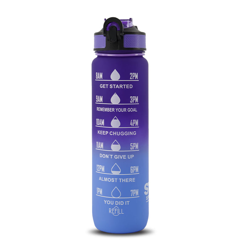 SVP Sports - Bouteille d'eau d'hydratation de 32 oz (32OZ-PURBLU)