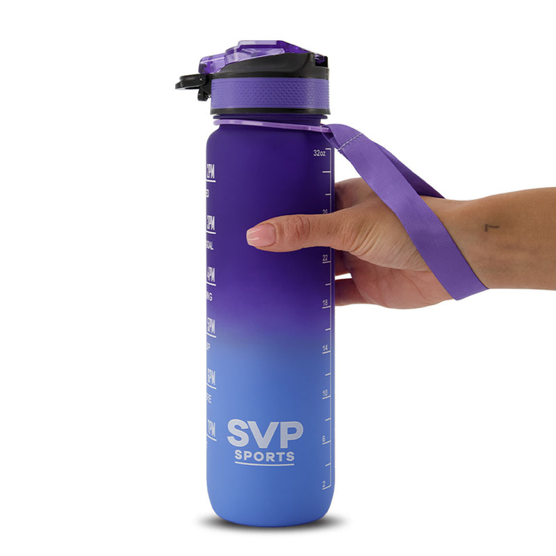 SVP Sports - Bouteille d'eau d'hydratation de 32 oz (32OZ-PURBLU)