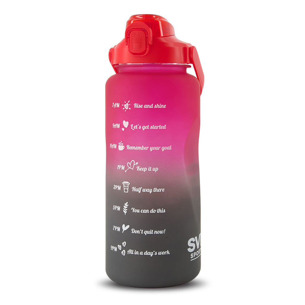 SVP Sports - 64oz Hydration Water Bottle (64OZ-REDGRY)