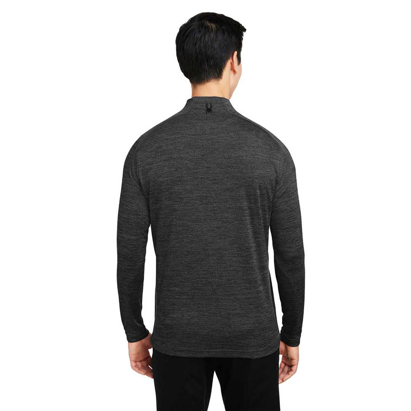 Spyder - Men's Mission 1/2 Zip Pullover Sweater (S17997 BK)