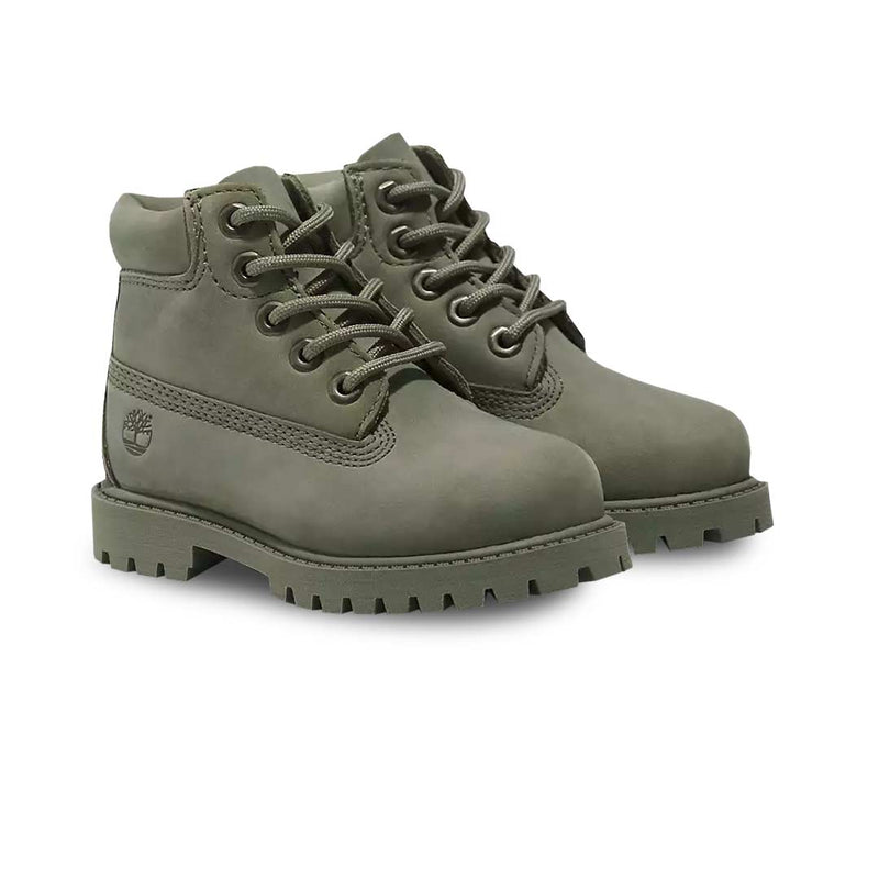 Olive green outlet timberlands kids