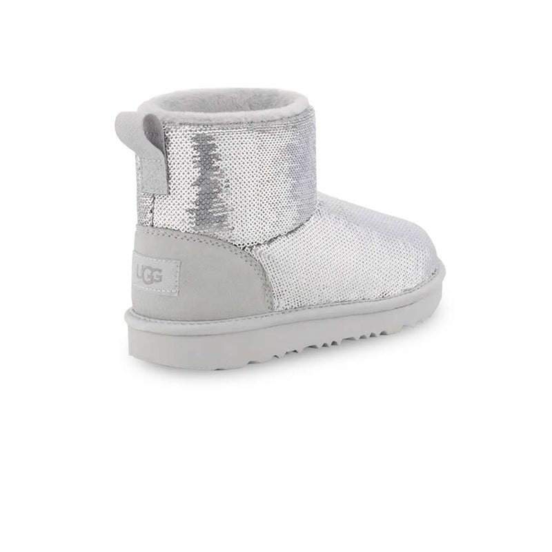 UGG® - Bottes Classic Mini Mirror Ball pour enfant (bébé et préscolaire) (1143708T-SLV)