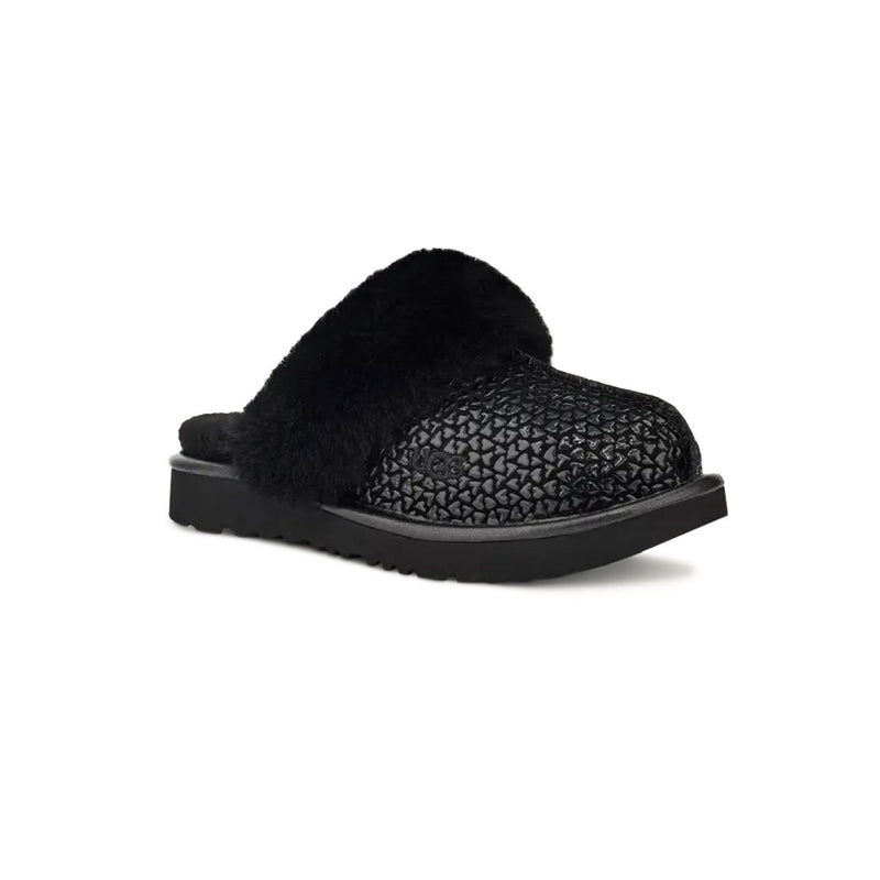 UGG® - Claquettes Cozy II Gel Hearts pour enfants (bébés et enfants d'âge préscolaire) (1143801K-BLK)