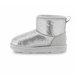 UGG® - Bottes Classic Mini Mirror Ball pour enfant (bébé et préscolaire) (1143708T-SLV)