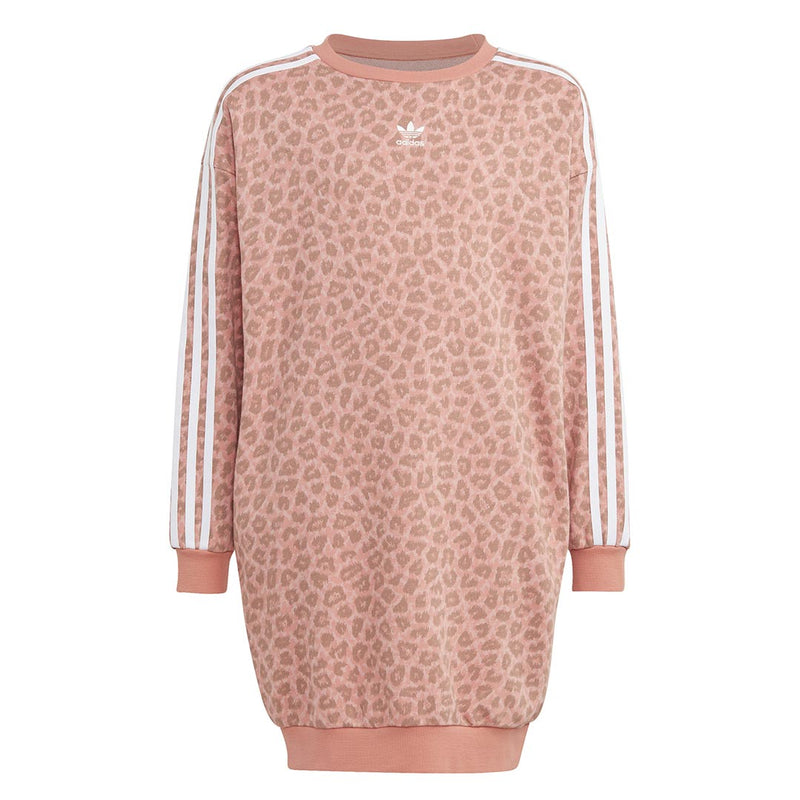 adidas - Robe à manches longues et imprimé animal pour fille (Junior) (IJ0755)