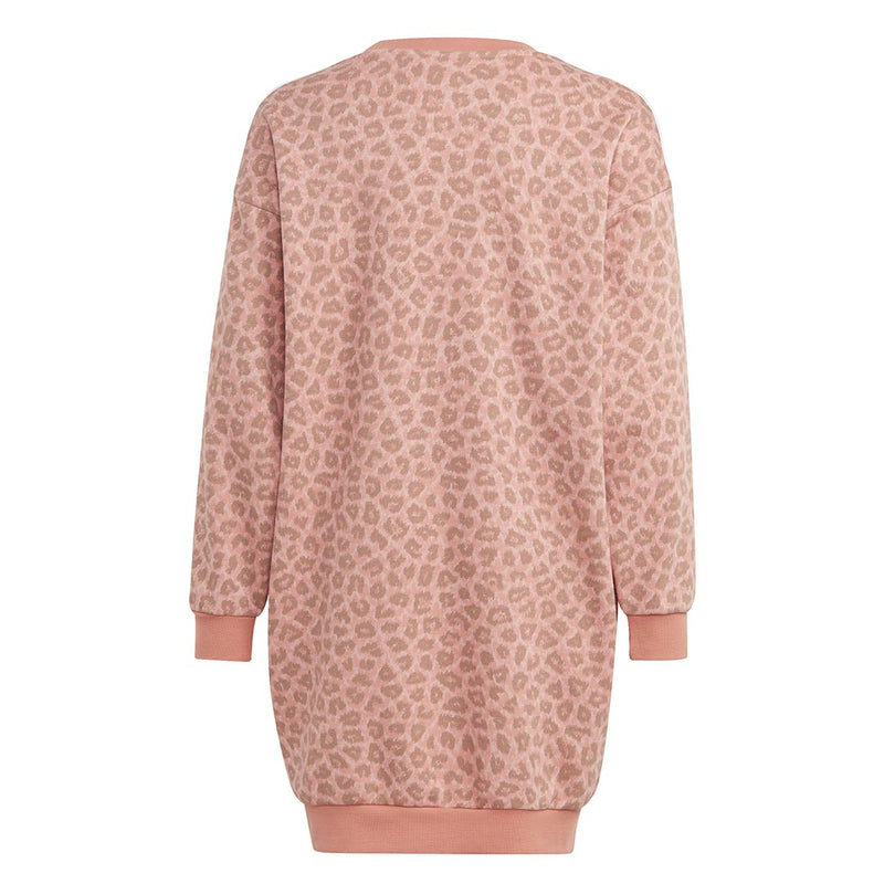 adidas - Robe à manches longues et imprimé animal pour fille (Junior) (IJ0755)