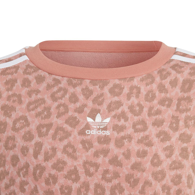 adidas - Robe à manches longues et imprimé animal pour fille (Junior) (IJ0755)