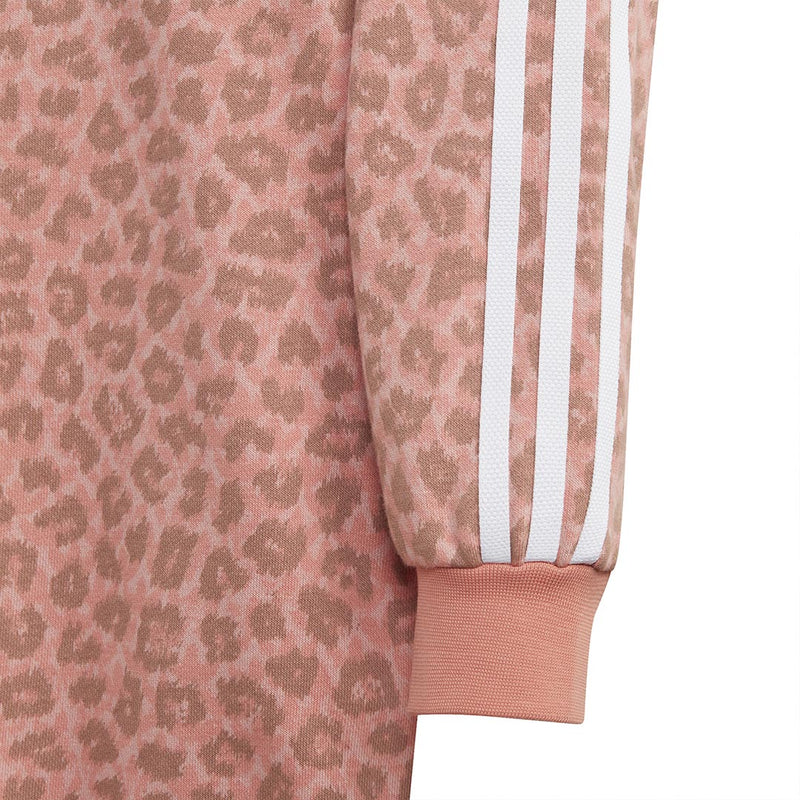 adidas - Robe à manches longues et imprimé animal pour fille (Junior) (IJ0755)