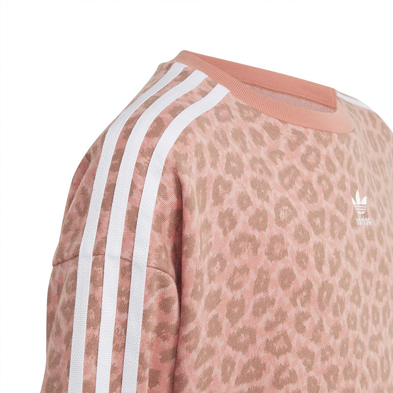 adidas - Robe à manches longues et imprimé animal pour fille (Junior) (IJ0755)