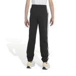 adidas - Pantalon en molleton de coton à 3 bandes et taille élastique pour fille (Junior) (IQ6048)