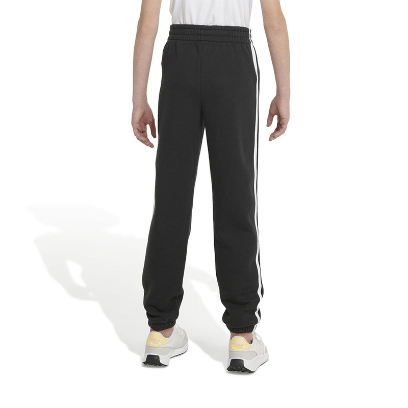 adidas - Pantalon en molleton de coton à 3 bandes et taille élastique pour fille (Junior) (IQ6048)
