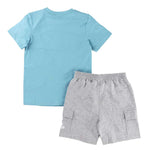 adidas - Kids' French Terry Cargo Shorts & T-Shirt Set (GB9110)