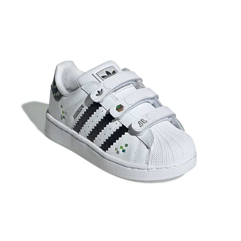adidas - Kids' (Preschool) adidas Superstar II x Minecraft Comfort Closure Shoes (JQ8748)