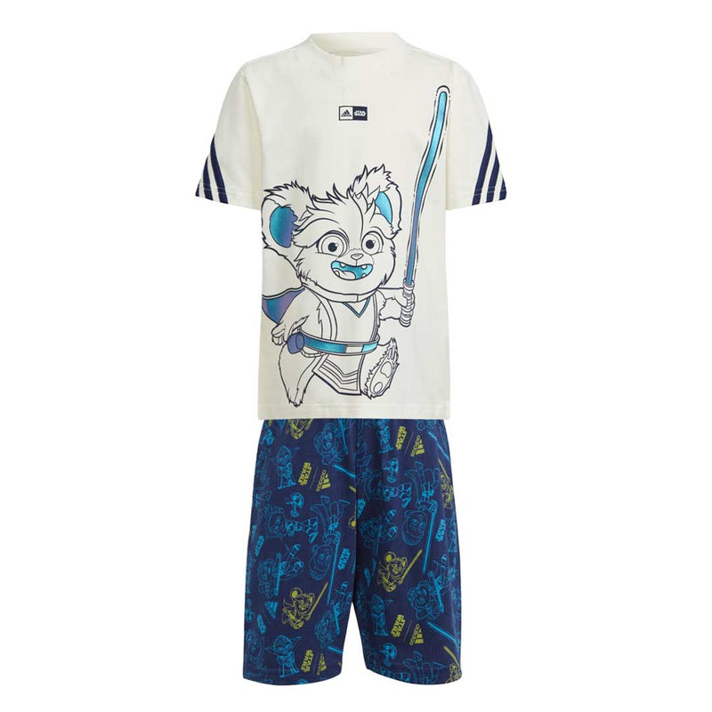 adidas - Kids' (Toddler & Junior) adidas x Disney Star Wars Young Jedi T-Shirt & Shorts Set (IN7300)