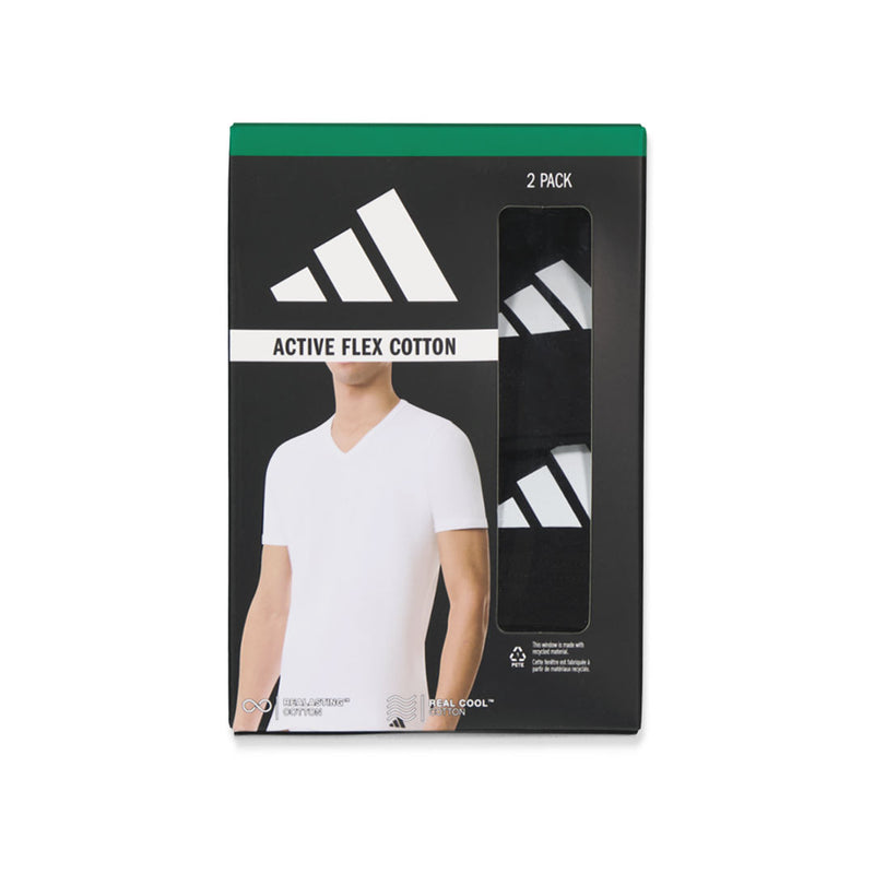 adidas - Men's Active Flex 2 Pack V-Neck T-Shirt (JK4017) – SVP Sports