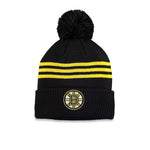 adidas - Bonnet à pompon Boston Bruins pour homme (GS6830)