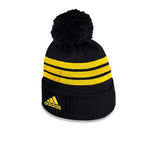 adidas - Bonnet à pompon Boston Bruins pour homme (GS6830)