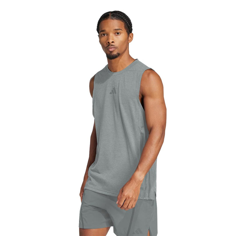 adidas - Men's Designed For Training 3-Stripes Tank Top (JP0921