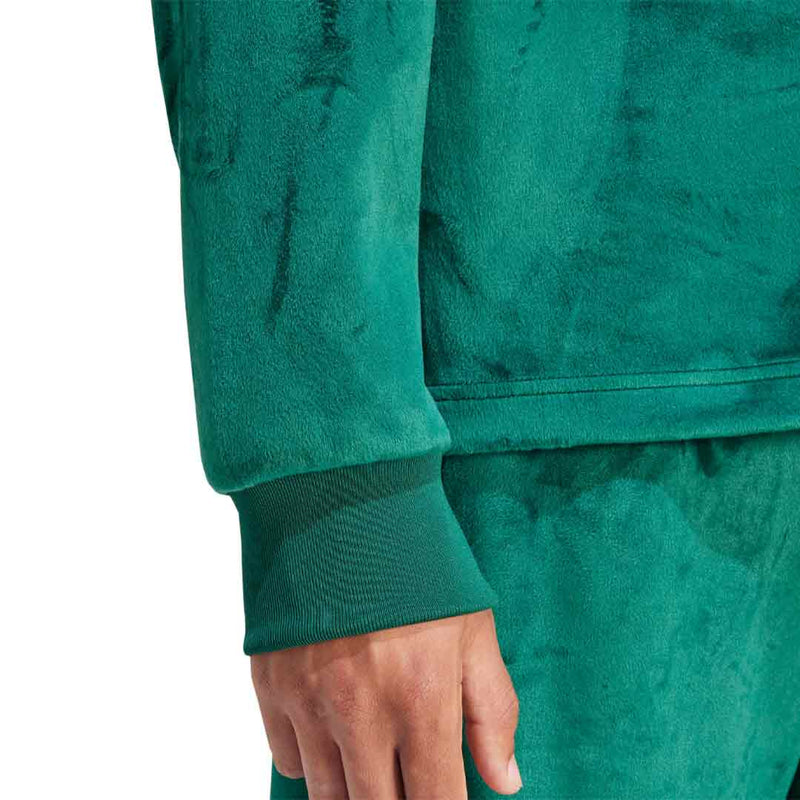 adidas - Polo à manches longues Essential Velvet pour homme (II5757)