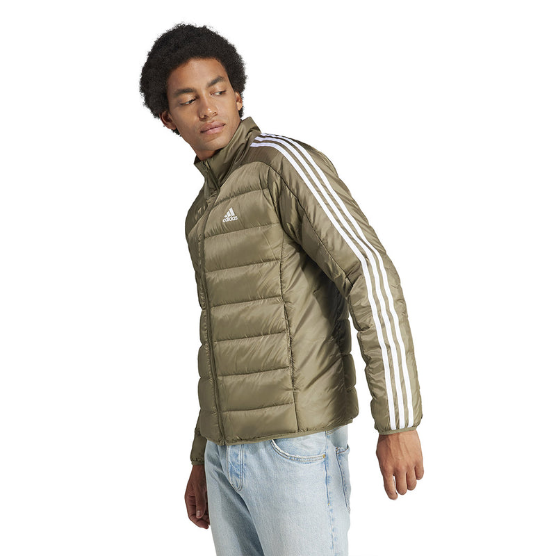 adidas Men s Essentials 3 Stripes Lite Down Jacket IK3207