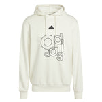 adidas - Sweat à capuche en polaire à imprimé graphique M (IS1990)